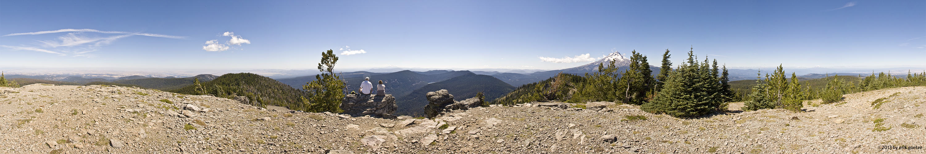 This 360 panorama is from near Mt. Hood, Oregon