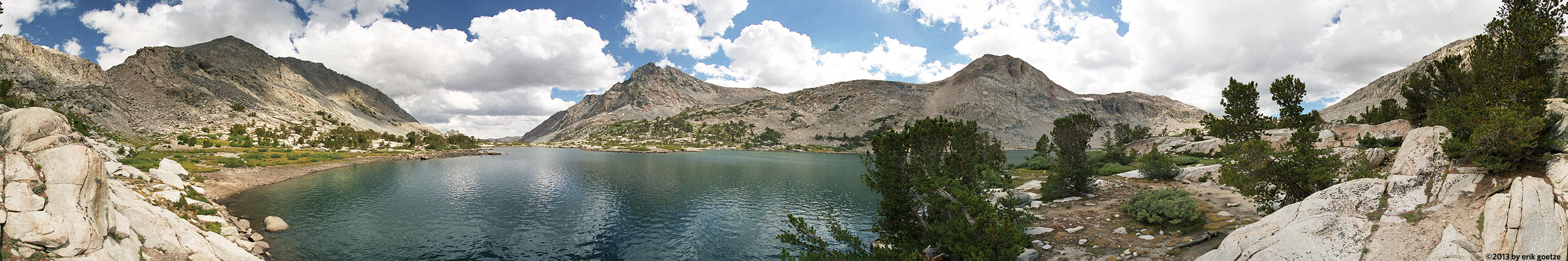 This 360 panorama is from Piute Lake, California?